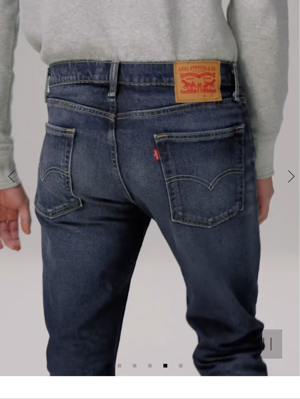 LEVI'S Men's Indigo 513 Jeans In Medium Wash W 32 L 30